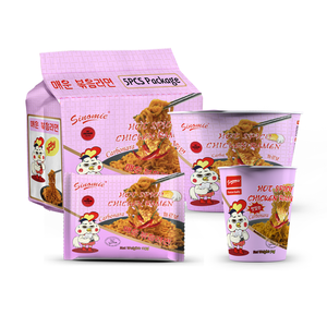 Vente <span class=keywords><strong>de</strong></span> fideos ramen, marca SINOMIE, fideos coreanos, pollo picante caliente, ramen buldak, fideos ramen - Product Image 1