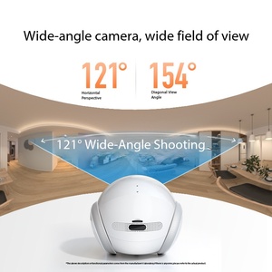 Robot Compagnon Intelligent Électronique pour la Maison avec Caméra à Distance et Surveillance <span class=keywords><strong>Mobile</strong></span> pour Personnes Âgées, Enfants et Soins aux Animaux (Chats) - Nouveauté 2026 - Vente Flash - Product Image 6
