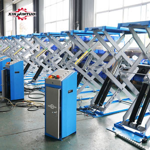Elevador de tijera ultrafino superventas de fábrica Xinjintuo, elevador de tijera ultrafino para coche con CE 7700lbs sobre el suelo - Product Image 5