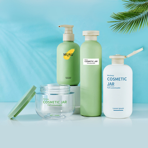 Couvercle vert vide 8oz 250ml pots <span class=keywords><strong>en</strong></span> plastique transparent pour crème <span class=keywords><strong>de</strong></span> soin <span class=keywords><strong>de</strong></span> la peau gommage pour le corps shampooing revitalisant - Product Image 6