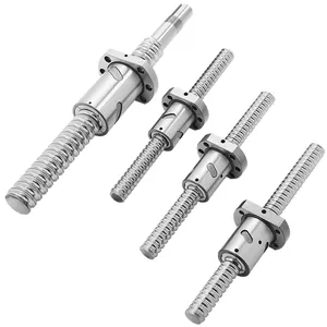 HuaYu CNC parts SFU ball screw with screw nut set linear bearing lead screw lishui china whosale