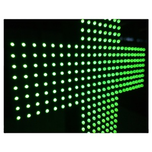ป้ายกากบาทร้านขายยา LED RGB สำหรับภายนอกอาคาร ป้ายแสดงสัญลักษณ์ร้านขายยาแบบ LED - Product Image 3