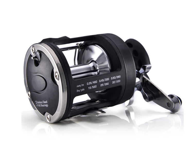 Lizard Reel Lizard Fishing Boat Reel for Salt Water Big Surf Fishing Alloy Spool ...