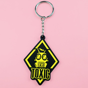 LLavero de silicona correa de goma llaveros logotipo personalizado nuevo diseño moda Lindo bolso de Pvc llavero - Product Image 5