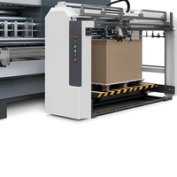 Machine automatique de fabrication de boîtes en carton ondulé avec impression, rainurage, découpe, pliage et collage, garantie 1 an, fabriquée en Chine pour l'emballage de cartons