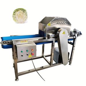 Machine automatique de découpe de fruits en deux, machine à fendre les carottes, concombres, radis, pommes de terre et laitues - Product Image 1