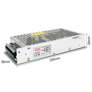 Alimentation à découpage S-100-5 100W 5V 20A avec certifications CE et RoHS, série S AC/DC, IP67, haute qualité, sortie simple conventionnelle - Product Image 2