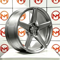 Jantes en alliage Maxtera forgées sur mesure CF1 style Open Lug pour voitures particulières Corvette Camaro Porsche 911 Tesla BMW M3 M4 McLaren