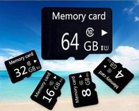 Kartu memori plastik 16GB 32GB 64GB, Flash kartu SD Class10 untuk ponsel varian 8GB