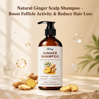 Shampooing Liquide Antichute à l'Extrait de Racine de Gingembre – Équilibre l'Huile, Apaise le Cuir Chevelu Irrité et les Pellicules, Nourrit les Cheveux Secs et Abîmés – Vente en Gros