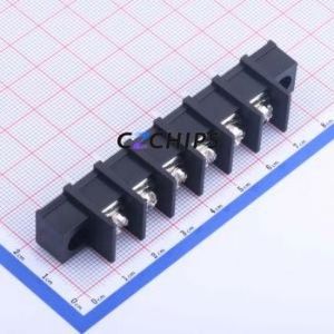 KF55CM-10.0-6P Barrier Terminal Block Through hole Component (THT),P=10mm Connector Two Sides 10mm 1x6P Straight Pin - Product Image 1