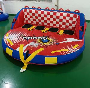 الرياضات المائية قارب أنبوب Towable أنبوب مياه نفخ الغزل Towable - Product Image 5