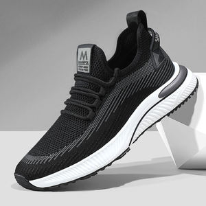 New Fashion Trend Hard-Wearing Lace-Up Lightweight Breathable Anti-Slip Walking Sneakers <strong>Men</strong> <strong>Casual</strong> <strong>Shoes</strong> - Product Image 2