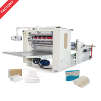 Línea de Producción Automática de Pañuelos Faciales |   Máquina Automática para Fabricar Papel Tisú Facial Interplegado