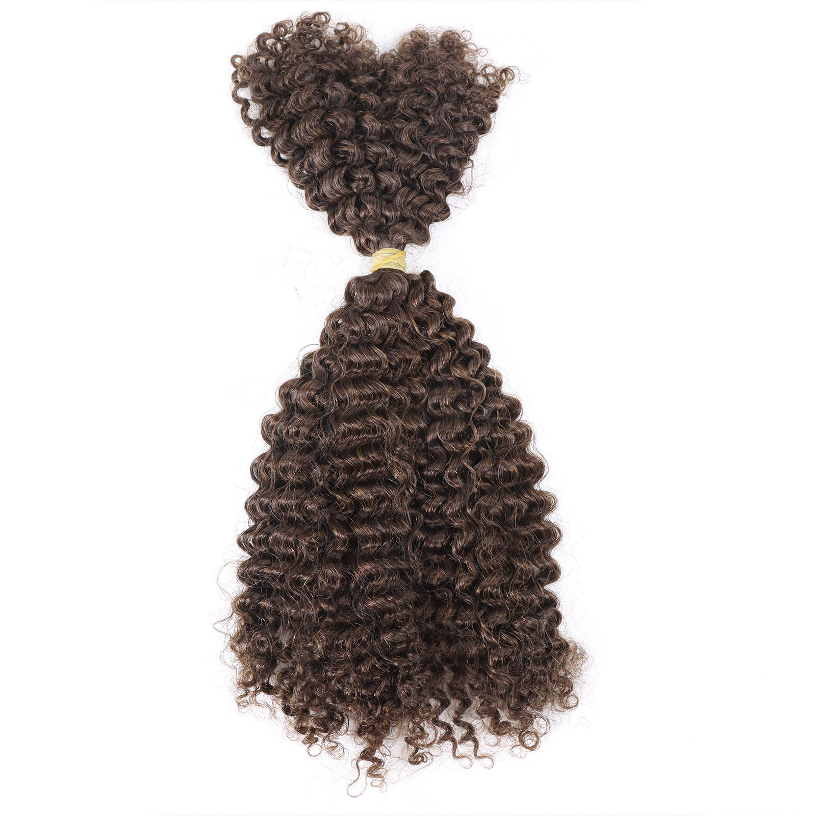 #4 medium brown bulk hair (50gram per pack)