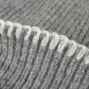 قبعة صوفية سميكة دافئة من فرو الأرانب محبوكة للركوب في الهواء الطلق مقاومة للبرد مع حماية للأذنين قبعة شتوية - Product Image 2