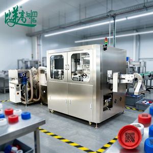 Máquina Automática de Marcado Láser UV Todo en Uno con Alimentación, Clasificación, Inspección Visual y Rechazo Automático para Tapas de Botellas de Plástico - Product Image 5