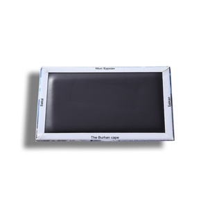 Imanes de nevera personalizados de cuero PU con impresión UV de paisaje rectangular - Product Image 3