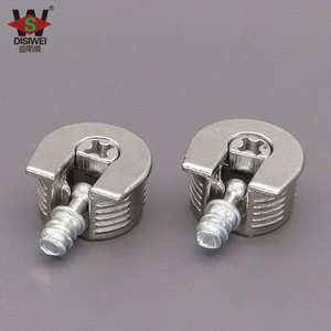Connecteur d'étagère trois-en-un en alliage de zinc Disiwei pour accessoires de quincaillerie de tiroir de meuble - Product Image 1