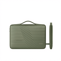 Étui de protection pour ordinateur portable Remayer personnalisé, portable, étanche, en EVA rigide, pour MacBook Pro 14 pouces 13,3 rouge