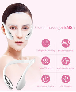 Korea Oem <b>Microcurrent</b> Massage Pure Facial Lift Device Skin Tightening <b>Machine</b> V Shape Face Lifting at Home - Product Image 2
