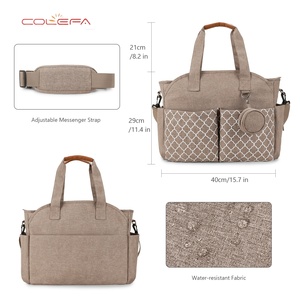 Borsa a Tracolla Colefa 2026 Nuova con Motivo Geometrico Stampato, Porta Ciuccio, Borsa per Maternità da Viaggio e Outdoor - Product Image 2