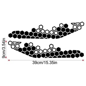 Motorfiets Honingraatstickers Reflecterende Stickers Multicolor Decoratieve <span class=keywords><strong>Sticker</strong></span> Motor Bumper Ornament Modificatie Accessoires - Product Image 5