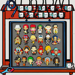 MA <span class=keywords><strong>Pirate</strong></span> King Accessoires de chaussures en PVC d'inspiration anime Breloque sabot en caoutchouc souple personnalisé pour la personnalisation des sabots - Product Image 3