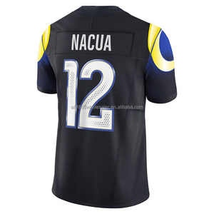 Maillot de football Puka Nacua style tendance 2026 pour hommes, brodé, Myles Garrett, Matthew Stafford, Davante Adams, Jared Verse, tailles S-3XL - Product Image 5