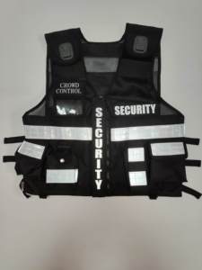 Tela reflectante LED ciclismo chaleco ropa de seguridad al por mayor barato cuello redondo Camiseta <span class=keywords><strong>restaurante</strong></span> uniforme vestido - Product Image 1