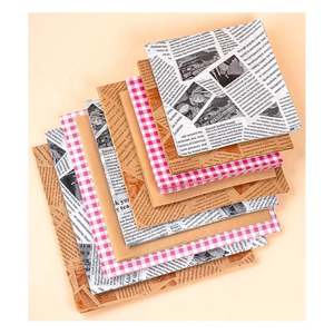 กระดาษห่อแซนด์วิชเบอร์เกอร์ กระดาษรองอบเคลือบแว็กซ์ กระดาษเกาหลี เกรดอาหาร ป้องกันไขมัน ป้องกันน้ำมัน ห่อเนย 28 แกรม กระดาษห่อปลอดภัย - Product Image 3