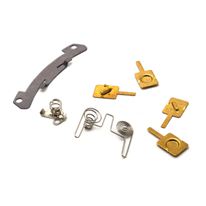 <span class=keywords><strong>Plaque</strong></span> de contact métallique personnalisée OEM avec ressort et plaqué or pour télécommandes, jouets et souris sans fil - Product Image 1