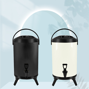 Cubo para Té con Leche Aislado de Alta Calidad, Negro y Blanco, con Grifo, para Uso Comercial, de Fábrica China - Product Image 5