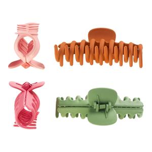 Wholesale Large Plastic <strong>Hair</strong> <strong>Claw</strong> <strong>Clips</strong> for Women Korean Style Strong Hold Jaw <strong>Clips</strong> for <strong>Thick</strong> <strong>Hair</strong> Non-slip <strong>Hair</strong> Accessories - Product Image 3