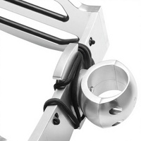 Support de planche de surf YISHUN en aluminium pour yacht, fixation sur tour de wakeboard, modèle 80P04B, poli miroir