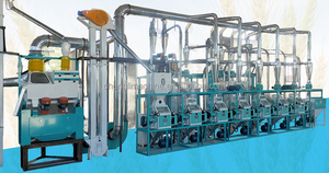 Fraiseuse <span class=keywords><strong>de</strong></span> <span class=keywords><strong>farine</strong></span> <span class=keywords><strong>de</strong></span> blé entièrement automatique bonne qualité Ghana grain maïs blé maïs <span class=keywords><strong>farine</strong></span> faire processus moulin fraiseuse - Product Image 2