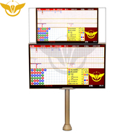 Tableau d'affichage à double écran YH, affichage double face, écran LCD, affichage à roue, affichage de table