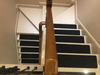 Tapis d'escalier antidérapants à rayures autocollants, tapis d'escalier rayés lavables pour escaliers en bois, décoration intérieure