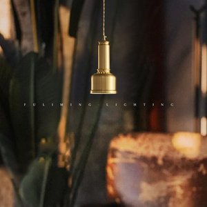 โคมไฟเพดาน LED สไตล์วาบิซาบิแบบญี่ปุ่น โคมไฟปูนซีเมนต์แบบสามหัว สำหรับบาร์/โต๊ะกาแฟ โคมไฟห้องนอน โคมไฟระย้า - Product Image 4