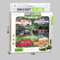 Coche de juguete de aleación a escala 1/64 para niños, modelo de coche fundido a presión, vehículos promocionales, camión de juguete pequeño con función de retroceso