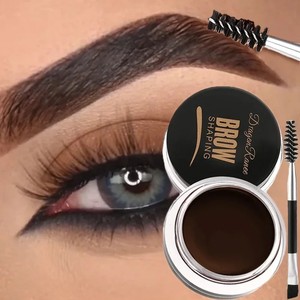 Brun mat noir crème à sourcils sauvage 3D teinte naturelle rehausseurs de sourcils Gel cire étanche durable maquillage des yeux outils cosmétiques - Product Image 1