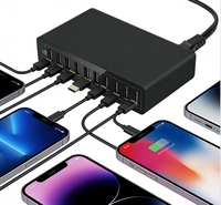 Chargeur USB en gros, chargeur USB multi-ports, station de charge USB 60W 10 ports pour plusieurs appareils et plus encore