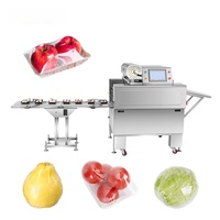 Automatische verpakkingsmachine voor groenten en fruit met clingfilm, tray-type machine voor vers en diepvriesvoedsel met clingfilmzakken