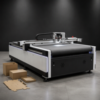 Hoge kwaliteit CNC kartonnen doos sample snijplotter machine voor verschillende formaten golfkarton