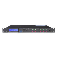 Système de sonorisation Line Array Roland Crown Performance, processeur audio numérique DSP, métal aluminium, 3 entrées 6 sorties, fréquence d'échantillonnage 192 kHz, >114 dB