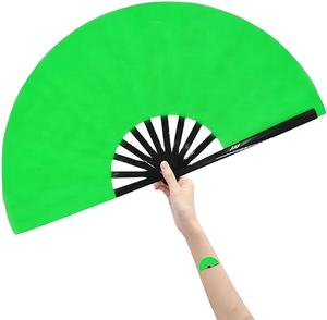 Abanicos Plegables de Bambú, Abanico de Mano Chino de Kung Fu, Abanicos Decorativos Plegables - Product Image 2