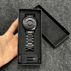Nuevo Reloj <span class=keywords><strong>de</strong></span> Calavera Personalizado, Reloj <span class=keywords><strong>de</strong></span> Cuarzo <span class=keywords><strong>de</strong></span> Aleación <span class=keywords><strong>de</strong></span> Moda, Manecillas Magnéticas Flotantes, Diseño Creativo con Rodamiento <span class=keywords><strong>de</strong></span> Bolas, Simple - Product Image 3