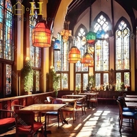 Nouvelle conception, mosaïque de verre miroir doré 3D découpée à la main, murale, image, fournitures artistiques pour hôtel, restaurant, décoration murale de la maison, projet
