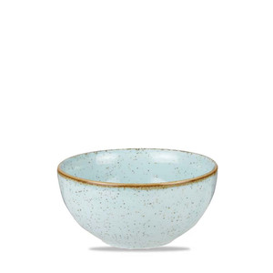 Bol à salade bleu œuf de canard Churchill Stonecast moucheté 18,3 cm pour la restauration, les hôtels et la vente en gros - Product Image 1