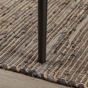 DB Midcentury Modern Farmhouse <b>Spindle</b> Back Dining <b>Chairs</b> Set 2 Black Solid PU Leather for Living Room Restaurant Home Office - Product Image 3